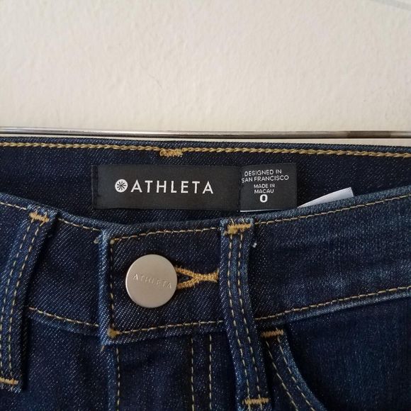 Athleta Women's 0 Sculptek Ultra Skinny Midnight Jean Ultra Darkwash 511195 NWT - Picture 4 of 9